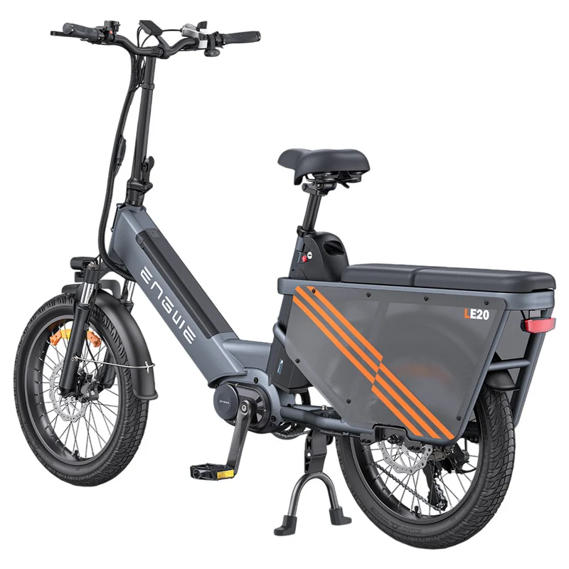 ENGWE LE20 Cargo Electric Bike Torque Sensor 20" Tires 250W Motor 48V 19.2Ah Battery