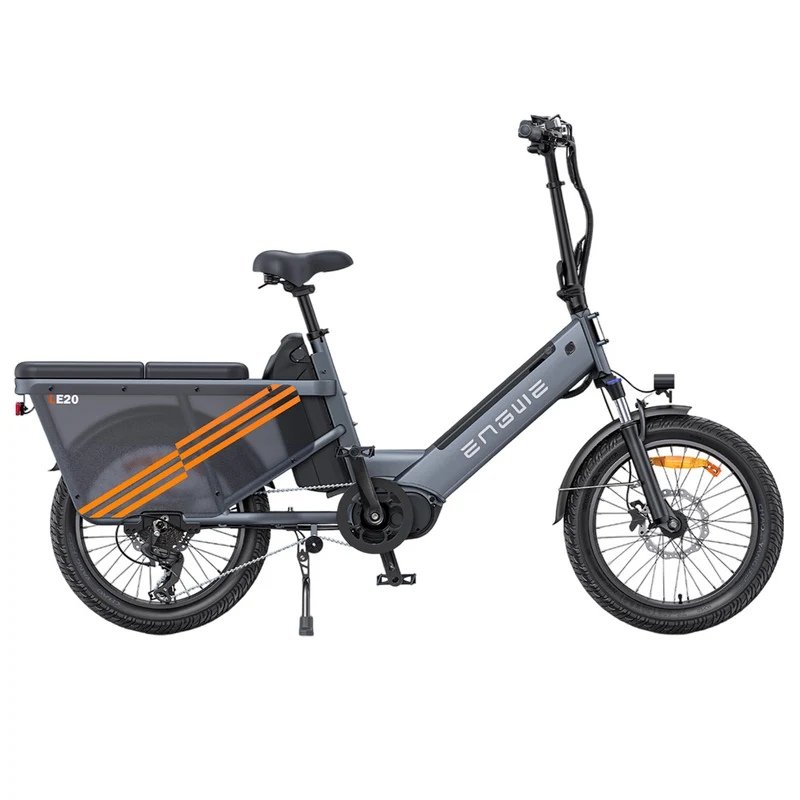 ENGWE LE20 Cargo Electric Bike Torque Sensor 20" Tires 250W Motor 48V 19.2Ah Battery