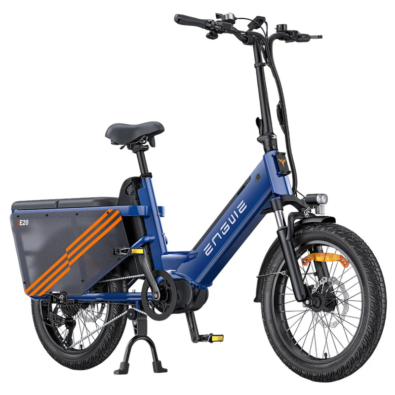 ENGWE LE20 Cargo Electric Bike Torque Sensor 20" Tires 250W Motor 48V 19.2Ah Battery