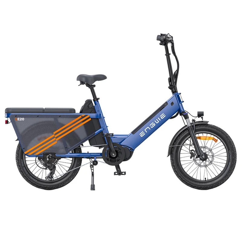 ENGWE LE20 Cargo Electric Bike Torque Sensor 20" Tires 250W Motor 48V 19.2Ah Battery
