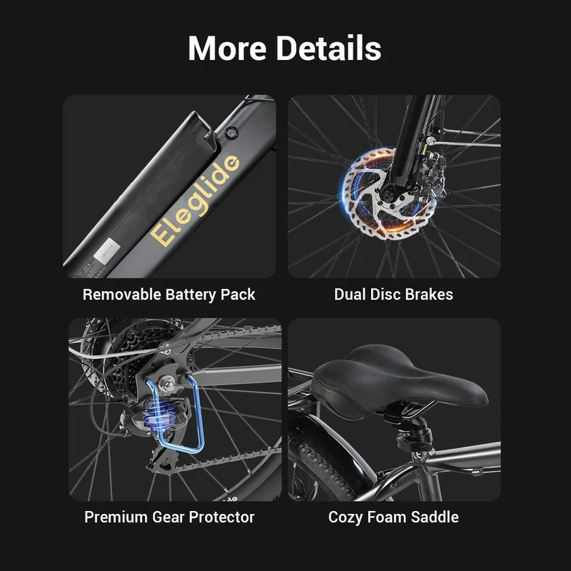 2-Pack Eleglide T1 Electric Trekking Bike Offer