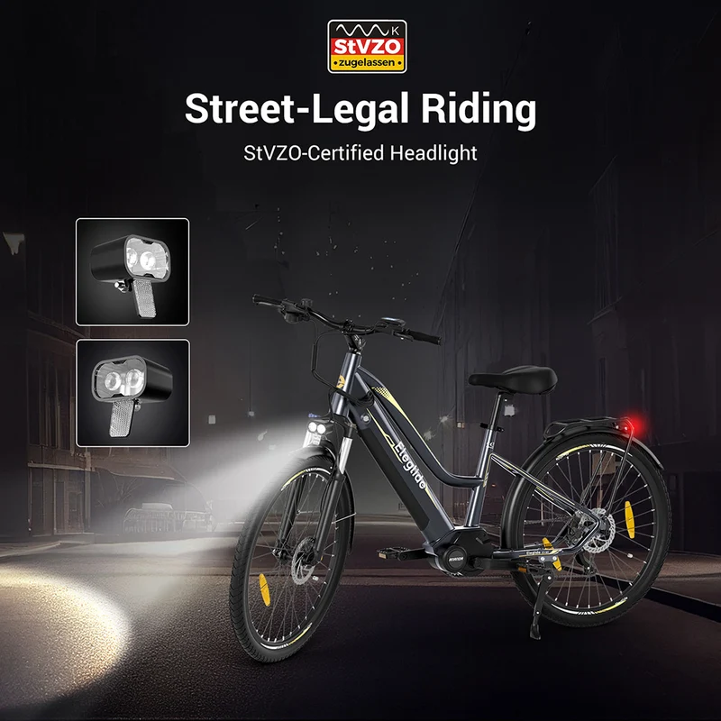 2-Pack Eleglide C1 Step-Thru Electric Trekking Bike Offer