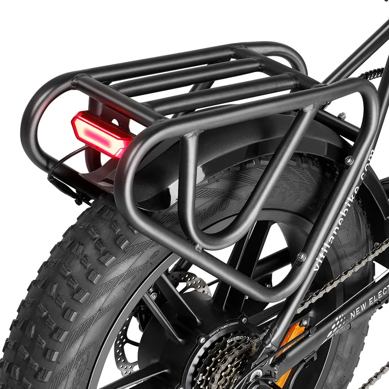 Vitilan V3 Electric Folding Bike 20" Fat Tires 750W Brushless Motor 48V 13Ah Battery