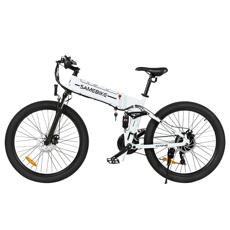 SAMEBIKE LO26-II FT Wheel Electric Bike 26" Tires 750W Motor 48V 12.5Ah Battery