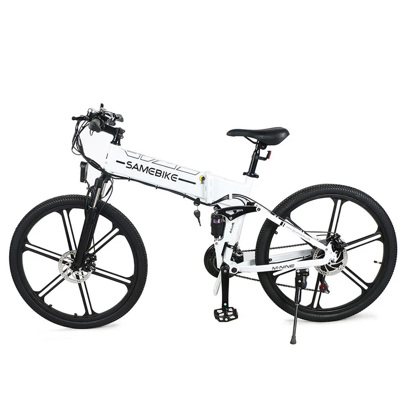 SAMEBIKE LO26-II FT Wheel Electric Bike 26" Tires 750W Motor 48V 12.5Ah Battery