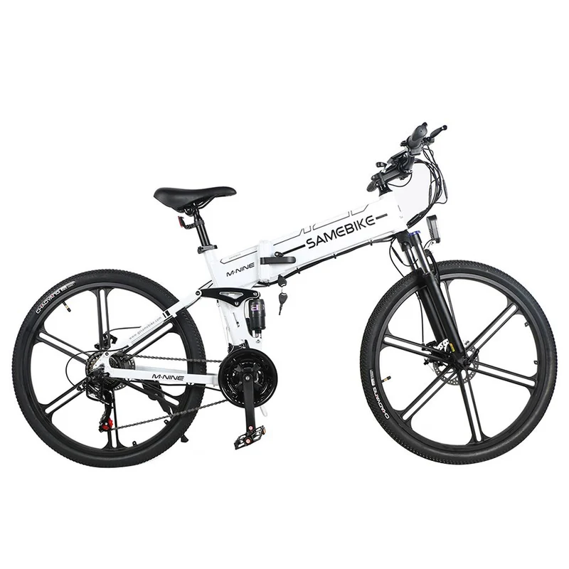 SAMEBIKE LO26-II FT Wheel Electric Bike 26" Tires 750W Motor 48V 12.5Ah Battery