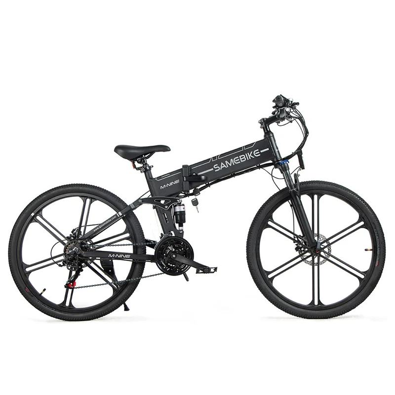 SAMEBIKE LO26-II FT Wheel Electric Bike 26" Tires 750W Motor 48V 12.5Ah Battery