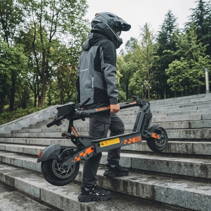 Trottinette électrique Kukirin G2 — 800W 48V 15Ah, 45 km/h, 55 km