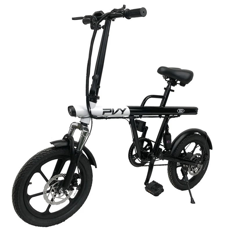 PVY S2 Electric City Bike 16" Tires 250W Motor 36V 7.5Ah Battery