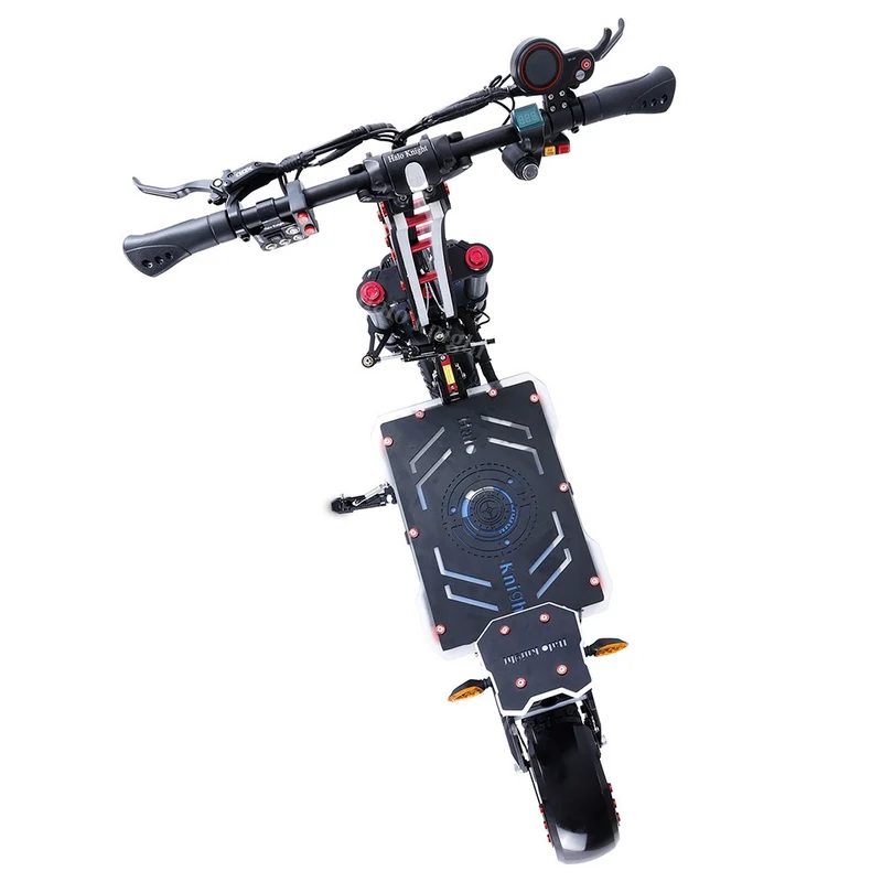 Halo Knight T107 Max Electric Scooter 14" Tires Dual 4000W Motors 72V 50Ah Battery