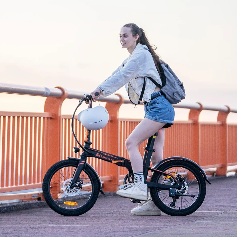 KuKirin V2 Electric City Bike 20" Tires 250W Motor 36V 7.5Ah Battery