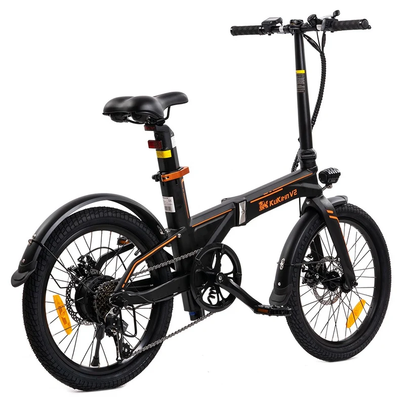 KuKirin V2 Electric City Bike 20" Tires 250W Motor 36V 7.5Ah Battery