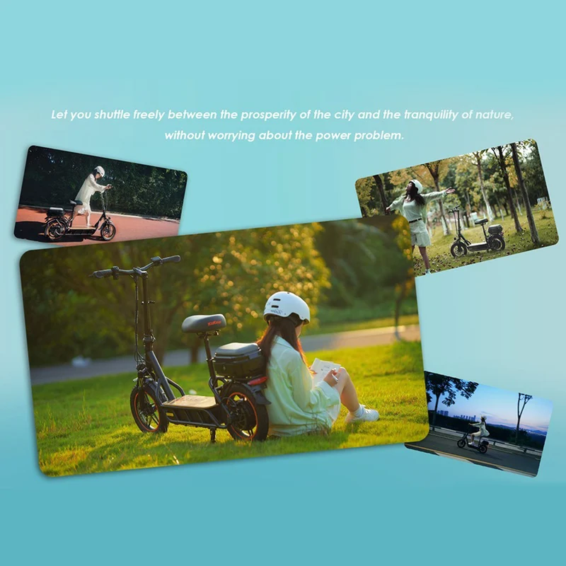 KuKirin C1 Pro Electric Scooter with Seat 14" Off-Road Tires 500W Motor