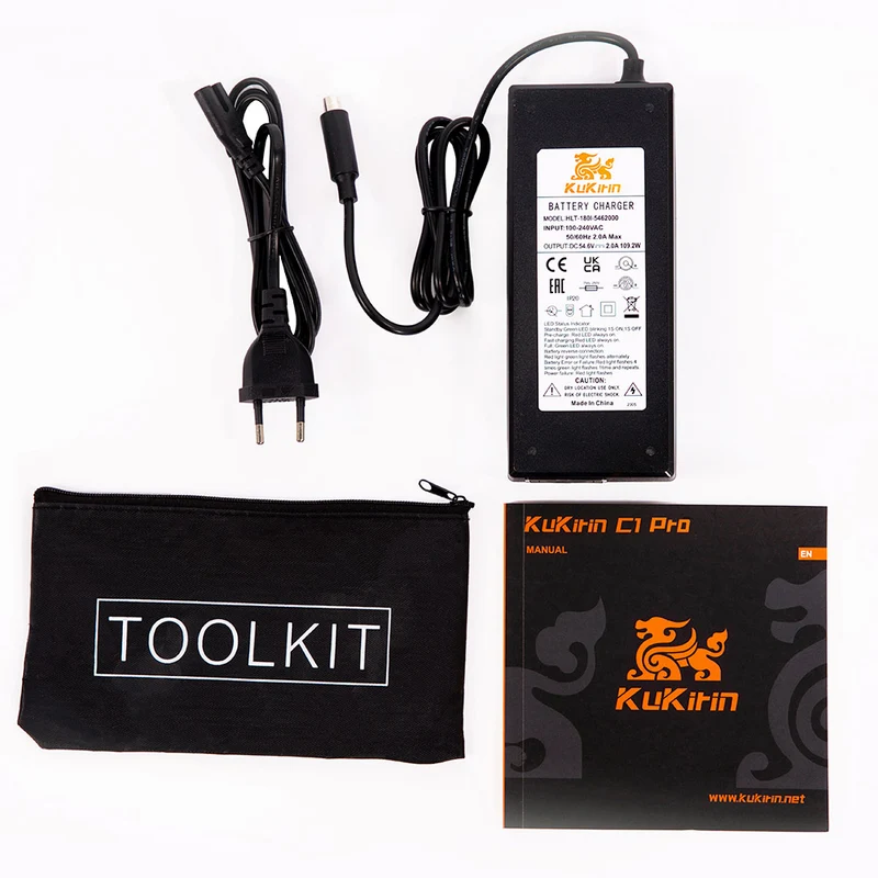 KuKirin C1 Pro Electric Scooter with Seat 14" Off-Road Tires 500W Motor