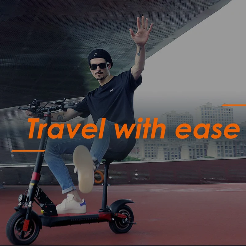 KuKirin M4 Electric Scooter with Seat 10" Tires 500W Motor 48V 12.5Ah Battery