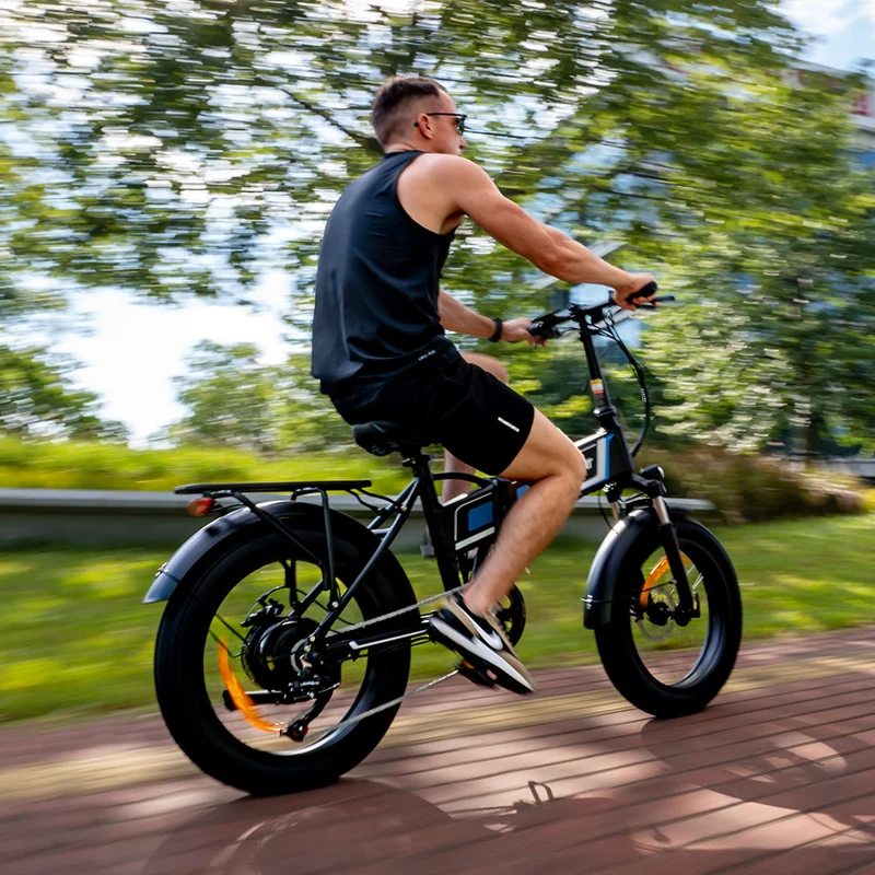 ONESPORT OT10 Electric Bike 20" Tires 500W Motor 48V 12Ah Battery