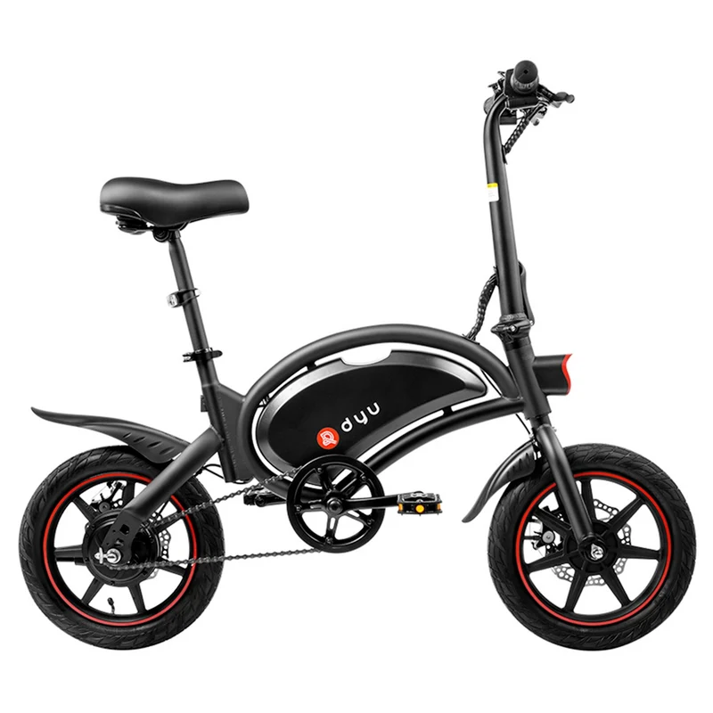 DYU D3F Electric City Bike 14" Tires 240W Motor 36V 10Ah Battery