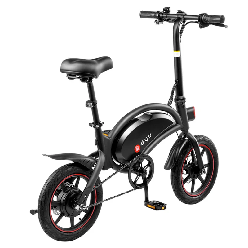 DYU D3F Electric City Bike 14" Tires 240W Motor 36V 10Ah Battery