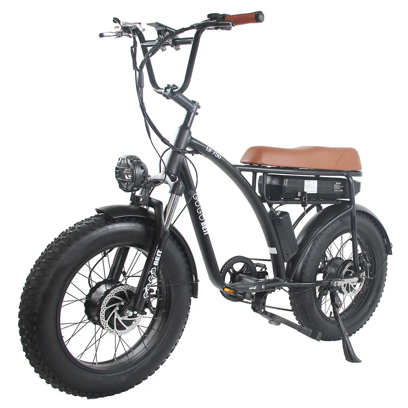 GOGOBEST GF750 Electric Bike 20" Tires Dual 1000W Motors 48V 17.5Ah Battery
