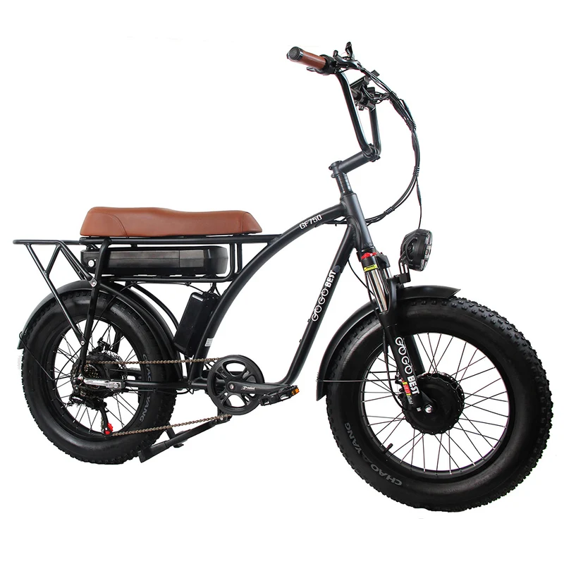 GOGOBEST GF750 Electric Bike 20" Tires Dual 1000W Motors 48V 17.5Ah Battery