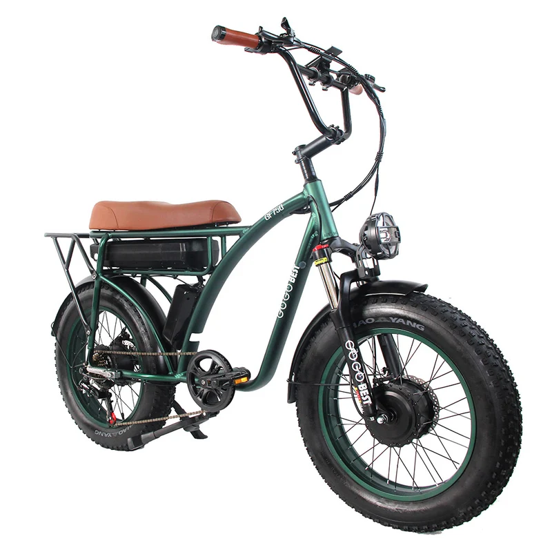 GOGOBEST GF750 Electric Bike 20" Tires Dual 1000W Motors 48V 17.5Ah Battery