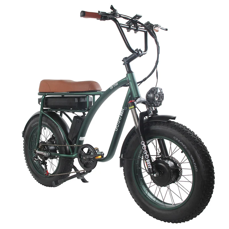 GOGOBEST GF750 Electric Bike 20" Tires Dual 1000W Motors 48V 17.5Ah Battery