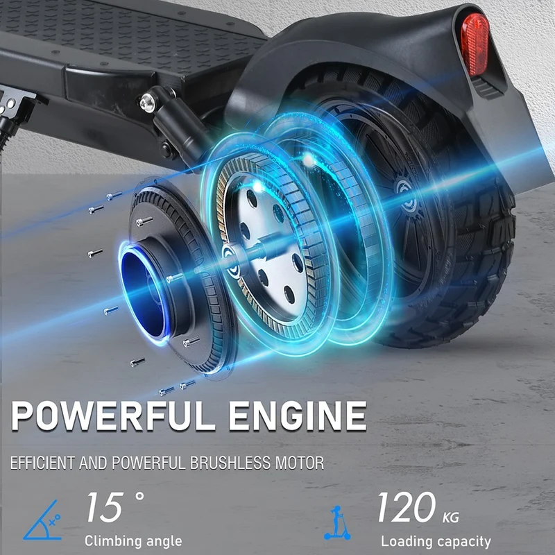 JOYOR Y8-S Electric Scooter with ABE 10'' Tires 500W Motor 48V 26Ah Battery