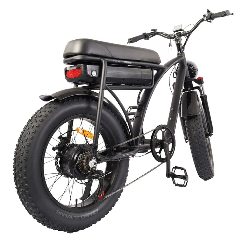 Bezior XF001 Electric Mountain Bike 20" Fat Tires 1000W Motor 48V 12.5Ah Battery
