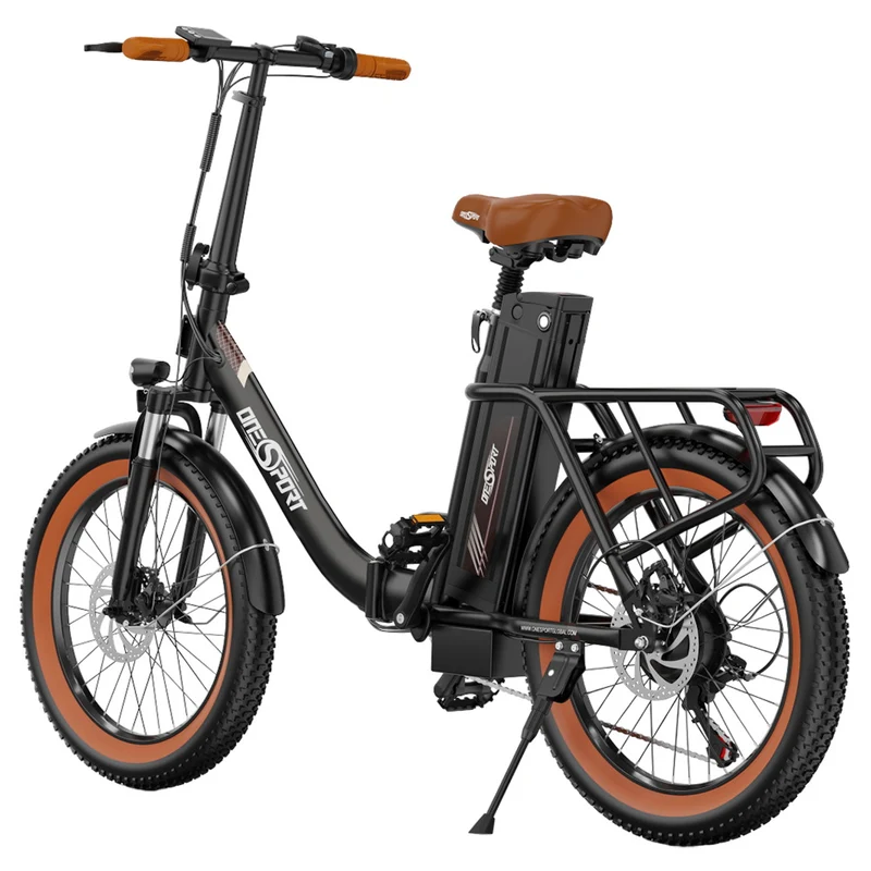 ONESPORT OT16-2 Electric Bike 20" Tires 250W Motor 48V 17Ah Battery