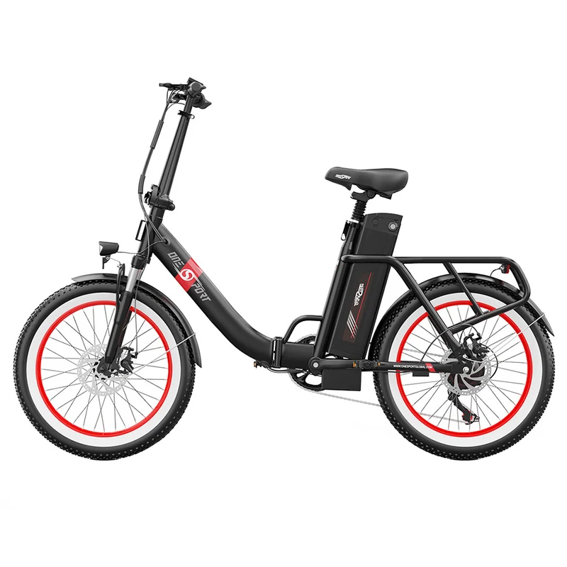 ONESPORT OT16-2 Electric Bike 20" Tires 250W Motor 48V 17Ah Battery