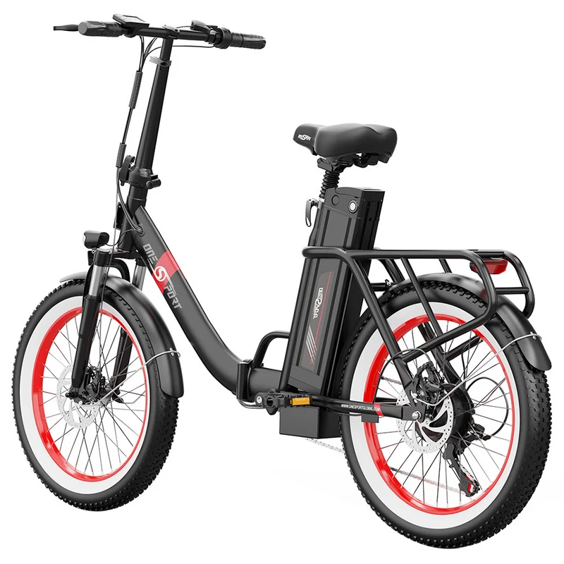 ONESPORT OT16-2 Electric Bike 20" Tires 250W Motor 48V 17Ah Battery