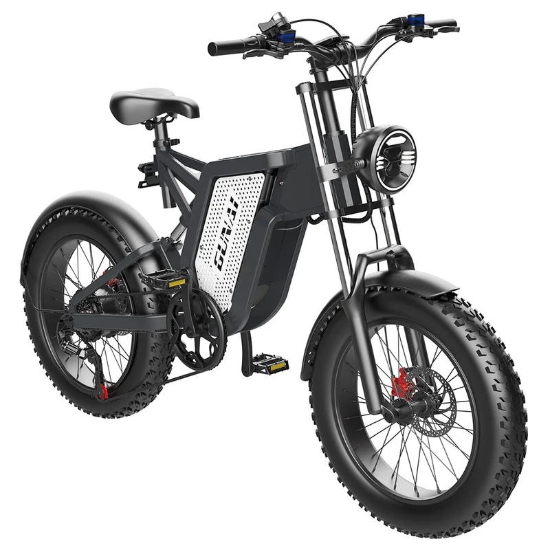 GUNAI MX25 Electric Mountain Bike 20" Tires 1000W Motor 48V 25Ah Battery