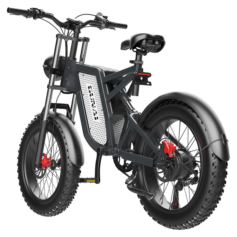 GUNAI MX25 Electric Mountain Bike 20" Tires 1000W Motor 48V 25Ah Battery