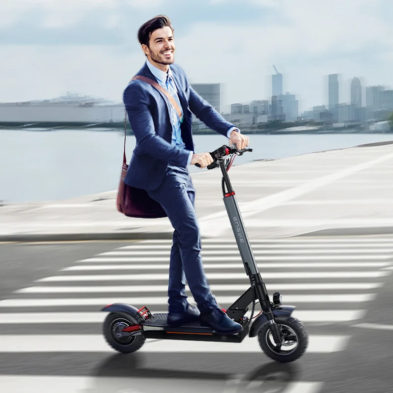ENGWE Y600 Electric Scooter with Seat 10" Tires 600W 48V 18.2Ah Battery