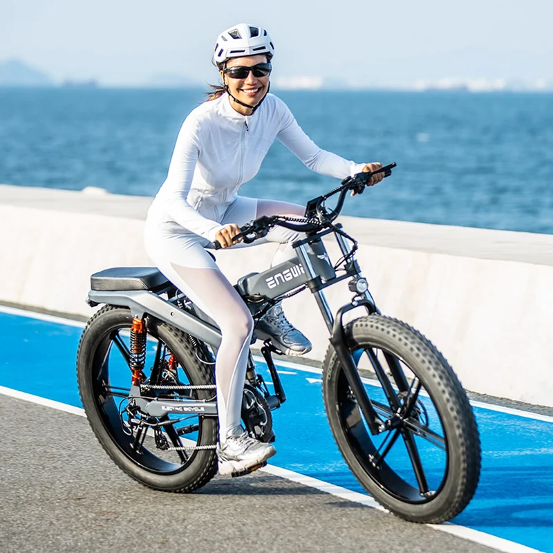 ENGWE X26 Electric Mountain Bike 26" Off-Road Fat Tires Dual 1000W Motors