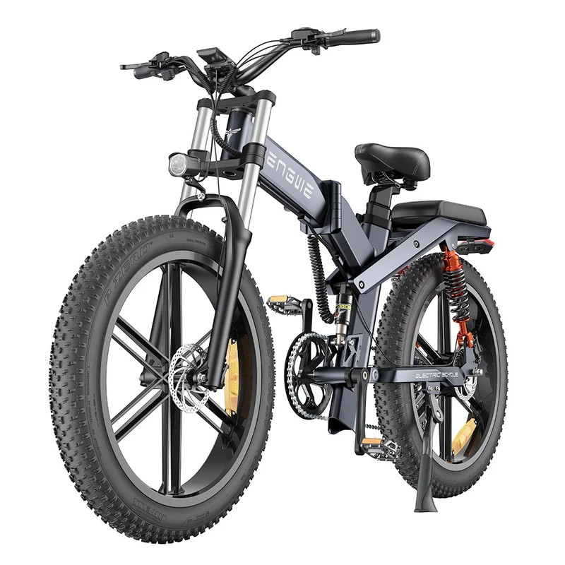 ENGWE X26 Electric Mountain Bike 26" Off-Road Fat Tires Dual 1000W Motors