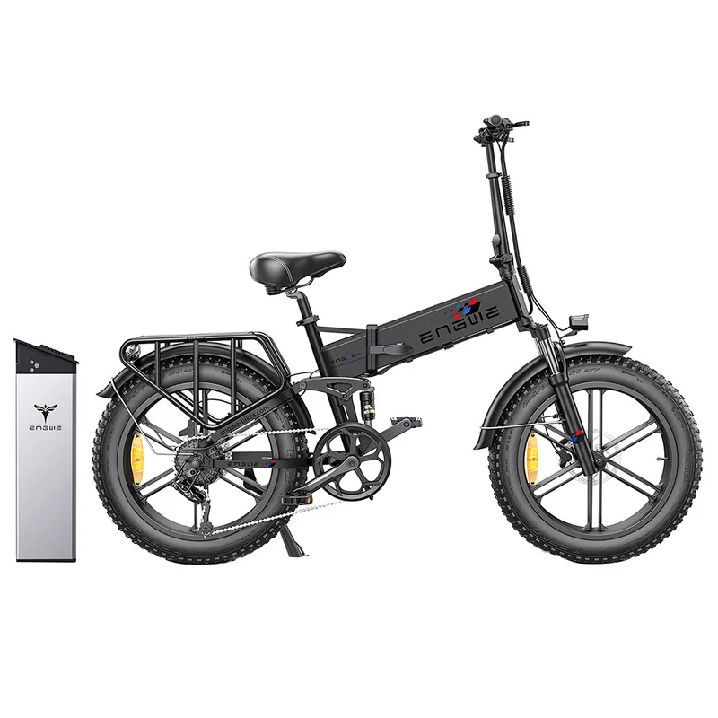ENGWE ENGINE Pro Electric Mountain Bike 20" Fat Tires 750W 48V 16Ah Battery