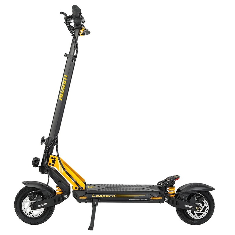 Ausom Leopard Electric Scooter with Seat 10" Tires 1000W 48V 20.8Ah Battery
