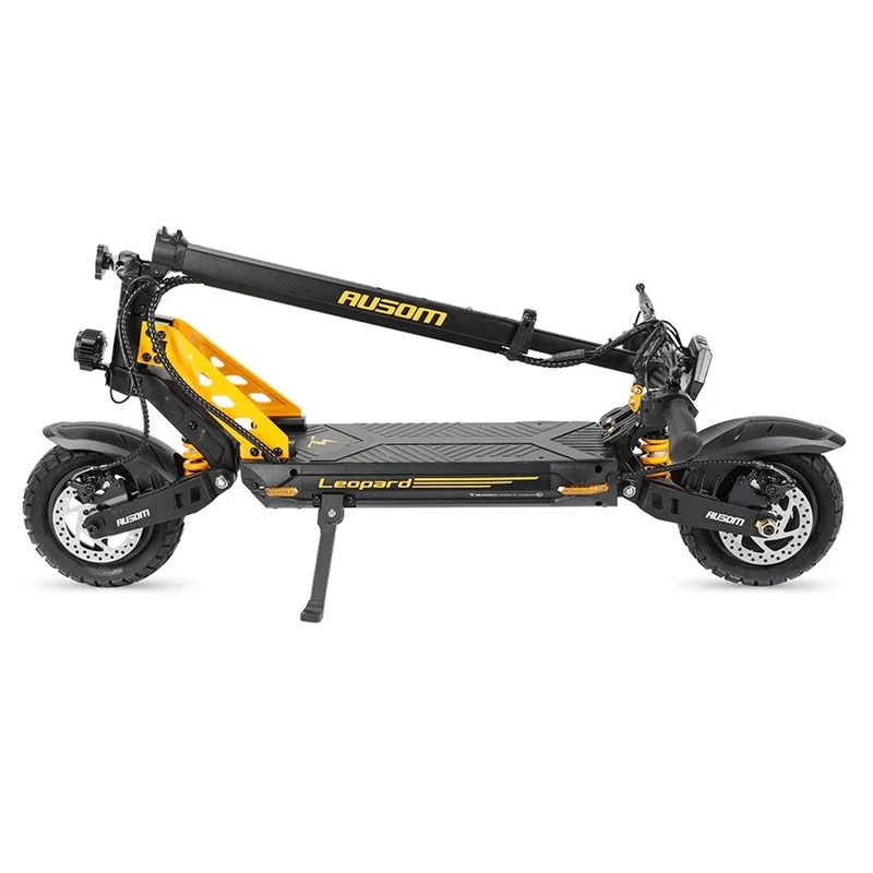 Ausom Leopard Electric Scooter with Seat 10" Tires 1000W 48V 20.8Ah Battery