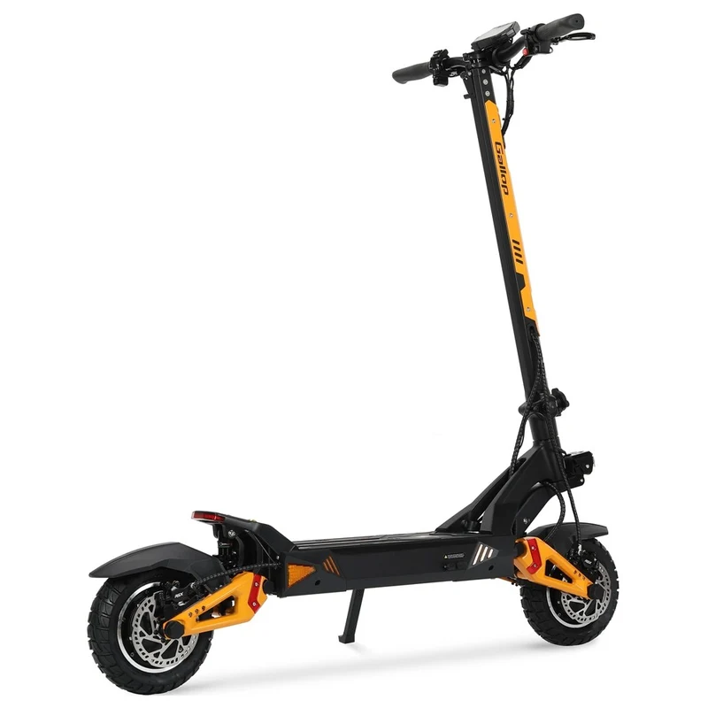 Ausom Gallop Electric Scooter 10" Tires Dual 1200W Motors 52V 23.2Ah Battery