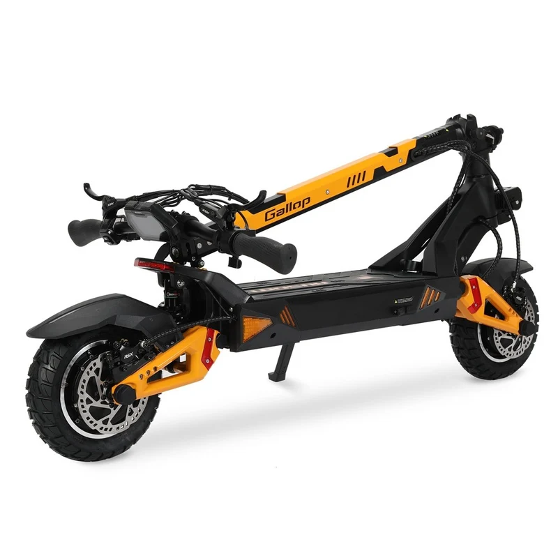 Ausom Gallop Electric Scooter 10" Tires Dual 1200W Motors 52V 23.2Ah Battery