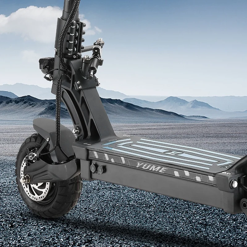 YUME HAWK Electric Scooter 10" Tires Dual 1200W Motors 60V 22.5Ah Battery