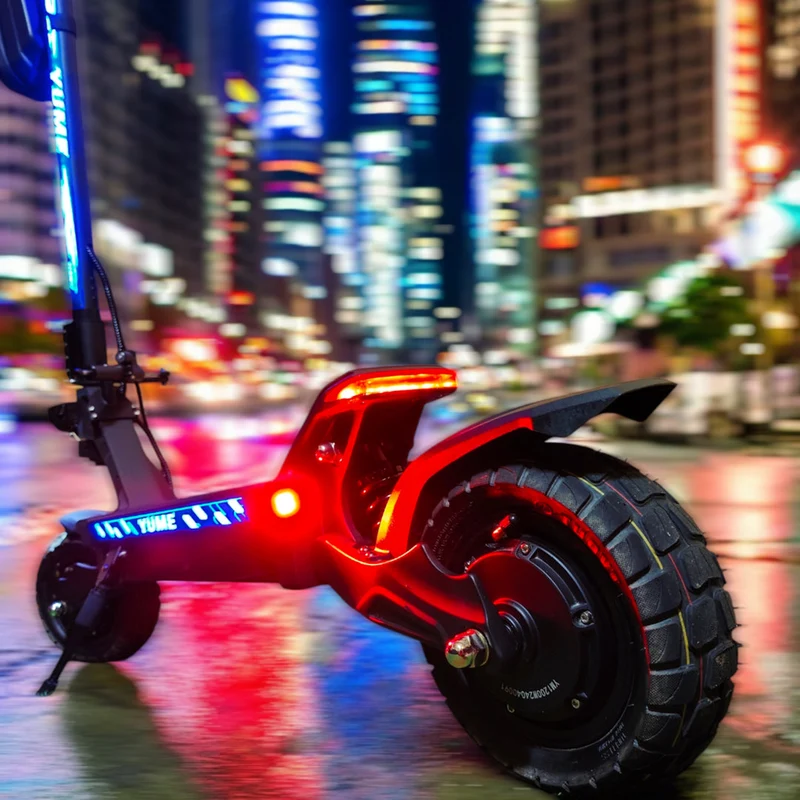 YUME HAWK Electric Scooter 10" Tires Dual 1200W Motors 60V 22.5Ah Battery