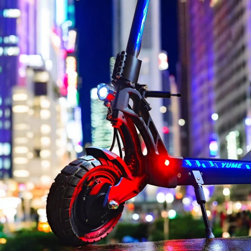 YUME HAWK Electric Scooter 10" Tires Dual 1200W Motors 60V 22.5Ah Battery