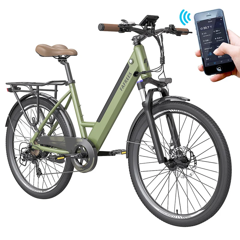 Fafrees F26 Pro Electric City Bike 26" Tires 250W Motor 36V 14.5Ah Battery
