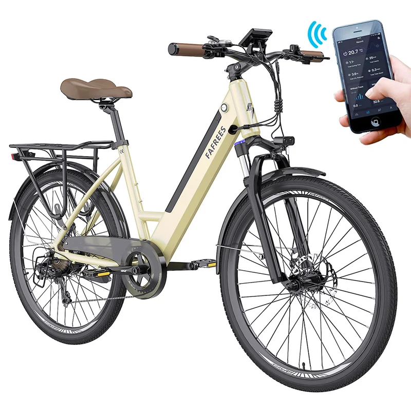 Fafrees F26 Pro Electric City Bike 26" Tires 250W Motor 36V 14.5Ah Battery