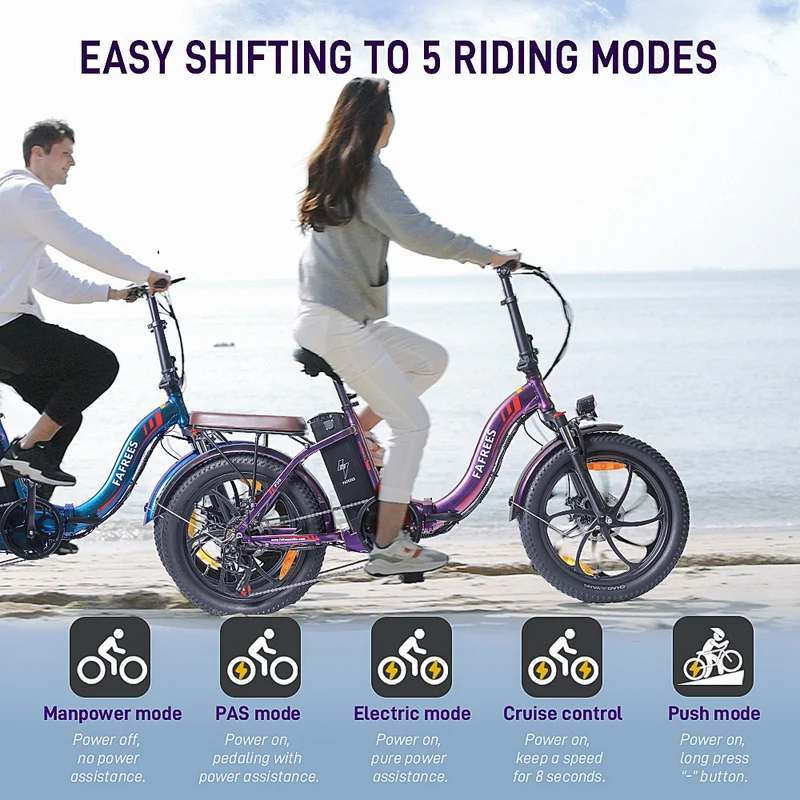 Fafrees F20 Pro Electric City Bike 20" Tires 250W Motor 36V 18Ah Battery