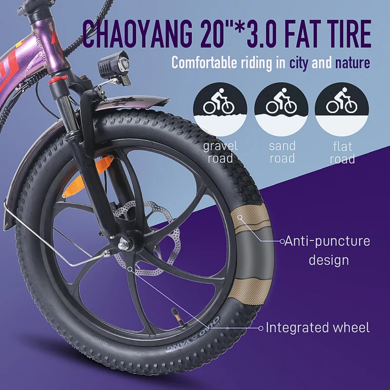 Fafrees F20 Pro Electric City Bike 20" Tires 250W Motor 36V 18Ah Battery