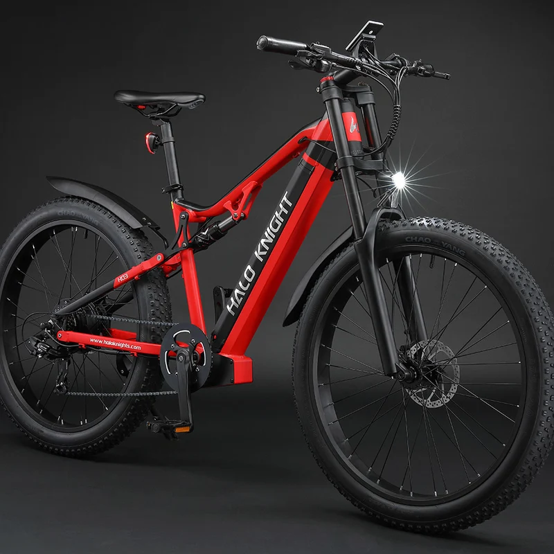Halo Knight H03 Electric Mountain Bike 27.5" Tires 1000W Motor 48V 19.2Ah Battery