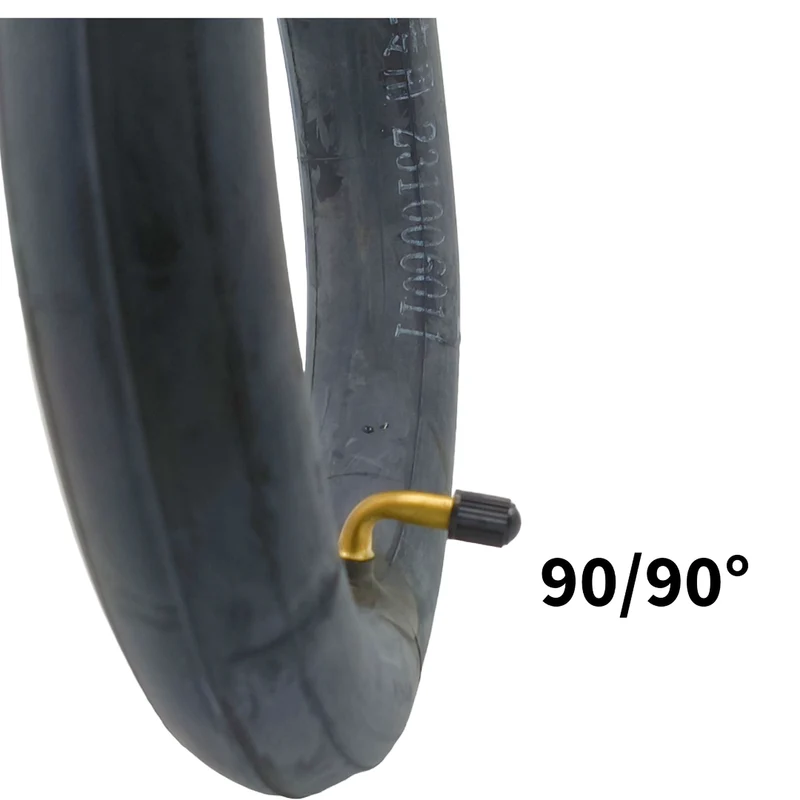 Schlauch 8.5x2 90/90° Ventil verstärkt 2er Set für E-Scooter